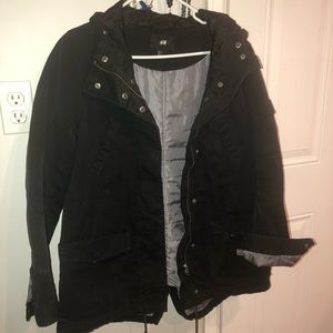 H&M black women’s winter coat